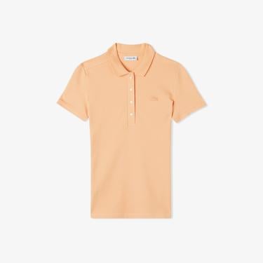  Kadın Slim Fit Turuncu Polo