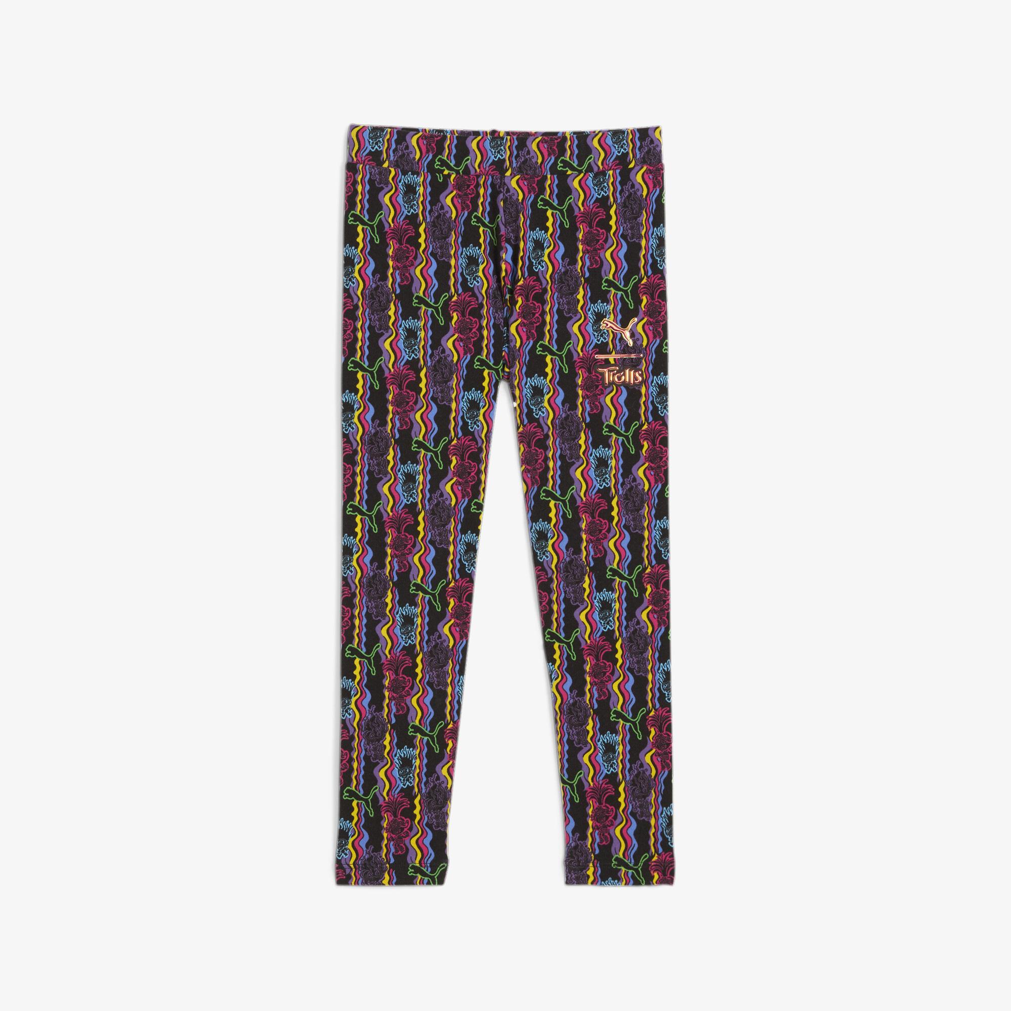 Puma X Trolls Çocuk Siyah Tayt