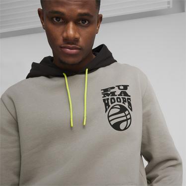  Puma Posterize 2.0 Erkek Siyah/Gri Hoodie