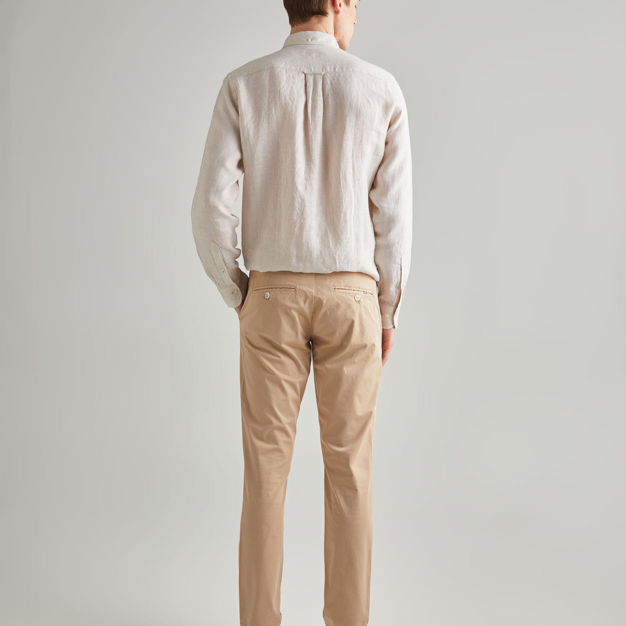 GANT Erkek Bej Slim Fit Pantolon
