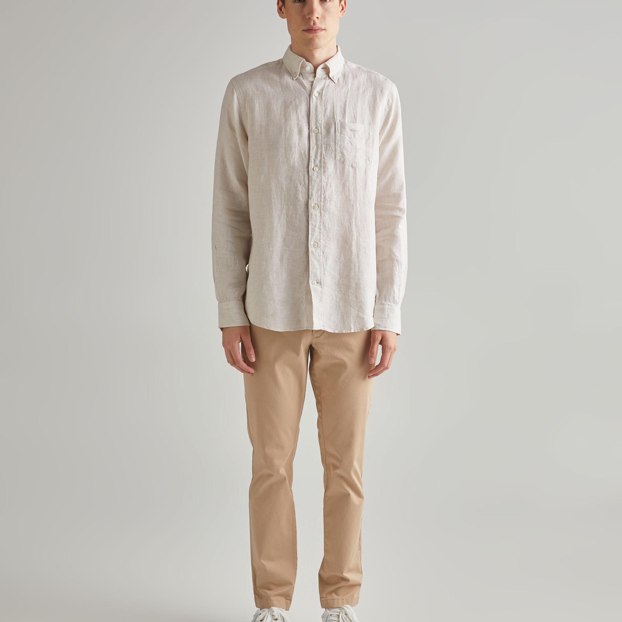 GANT Erkek Bej Slim Fit Pantolon