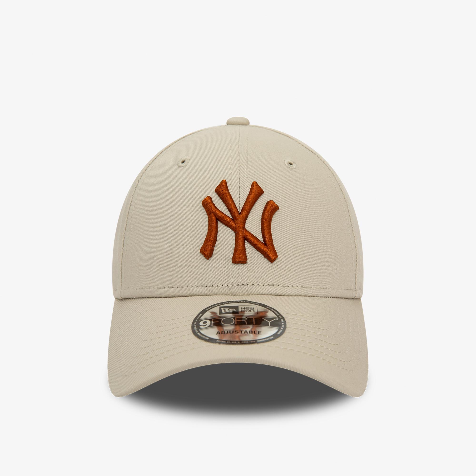 New Era NY Yankees League Essential 9FORTY Unisex Krem Şapka
