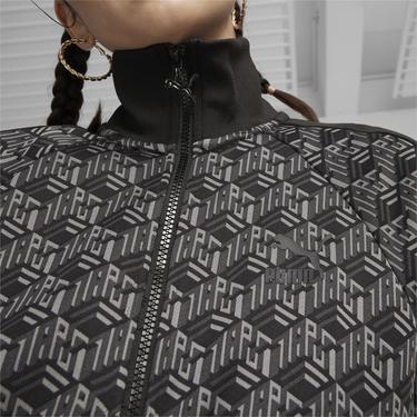  Puma T7 Aop Track Kadın Siyah Eşofman Üstü