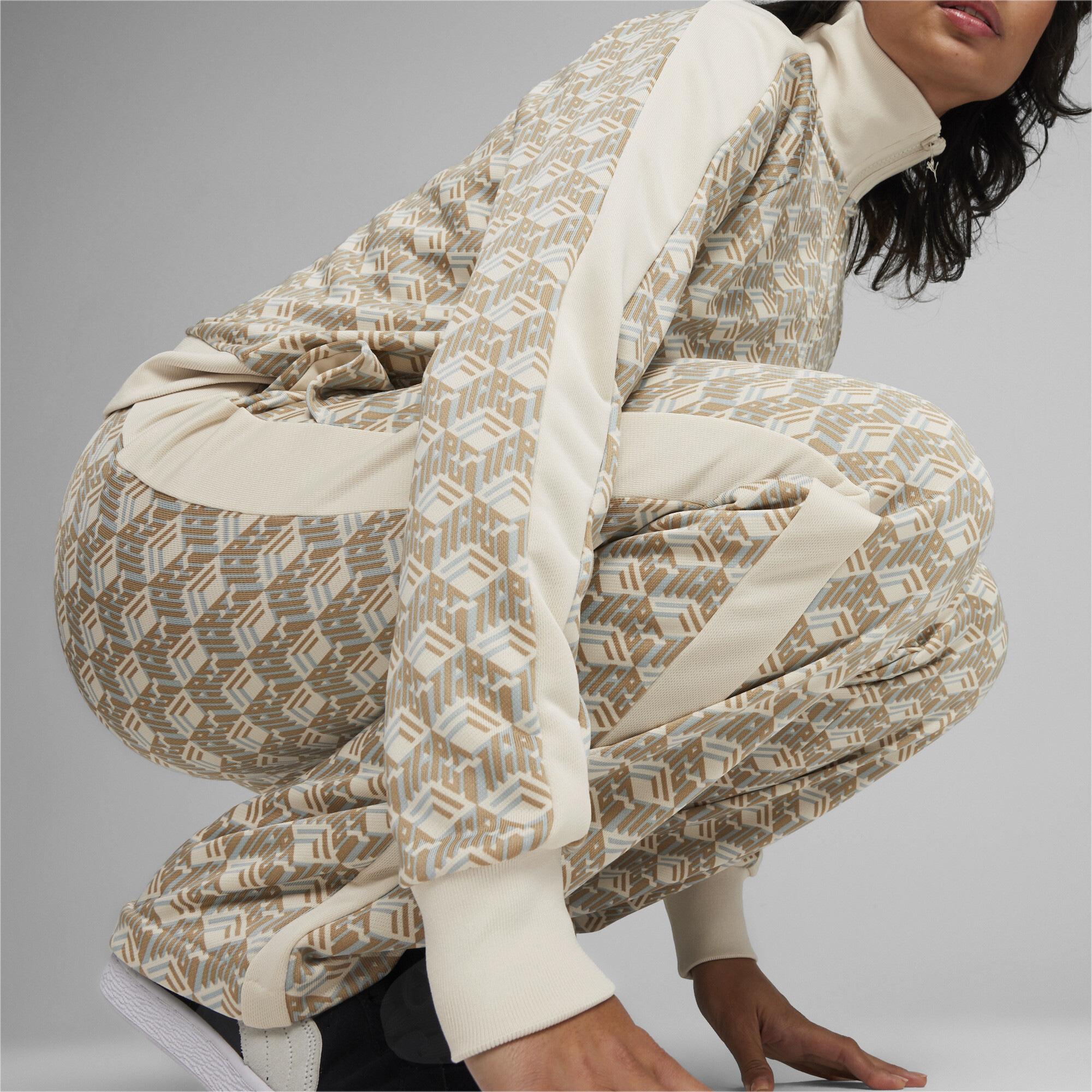 Puma T7 Aop Track Kadın Bej Eşofman Üstü