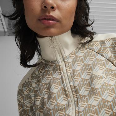  Puma T7 Aop Track Kadın Bej Eşofman Üstü