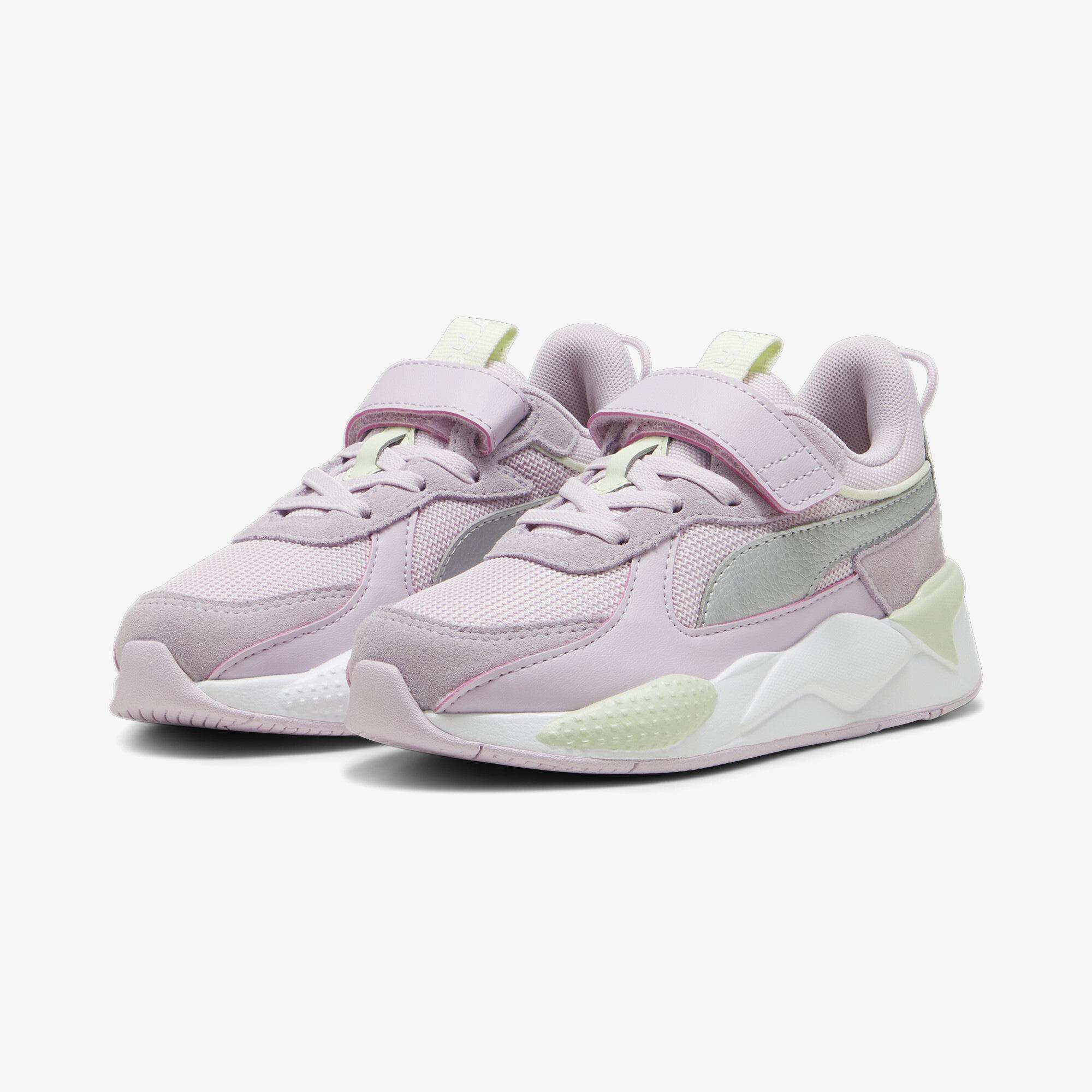 Puma Rs-X Metallic Ac+ Çocuk Pembe Spor Ayakkabı