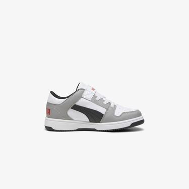  Puma Pm Rebound Layup Lo Sl Çocuk Gri Spor Ayakkabı