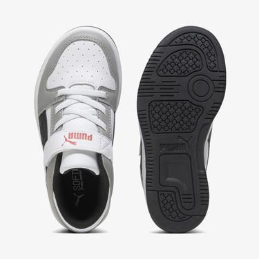  Puma Pm Rebound Layup Lo Sl Çocuk Gri Spor Ayakkabı