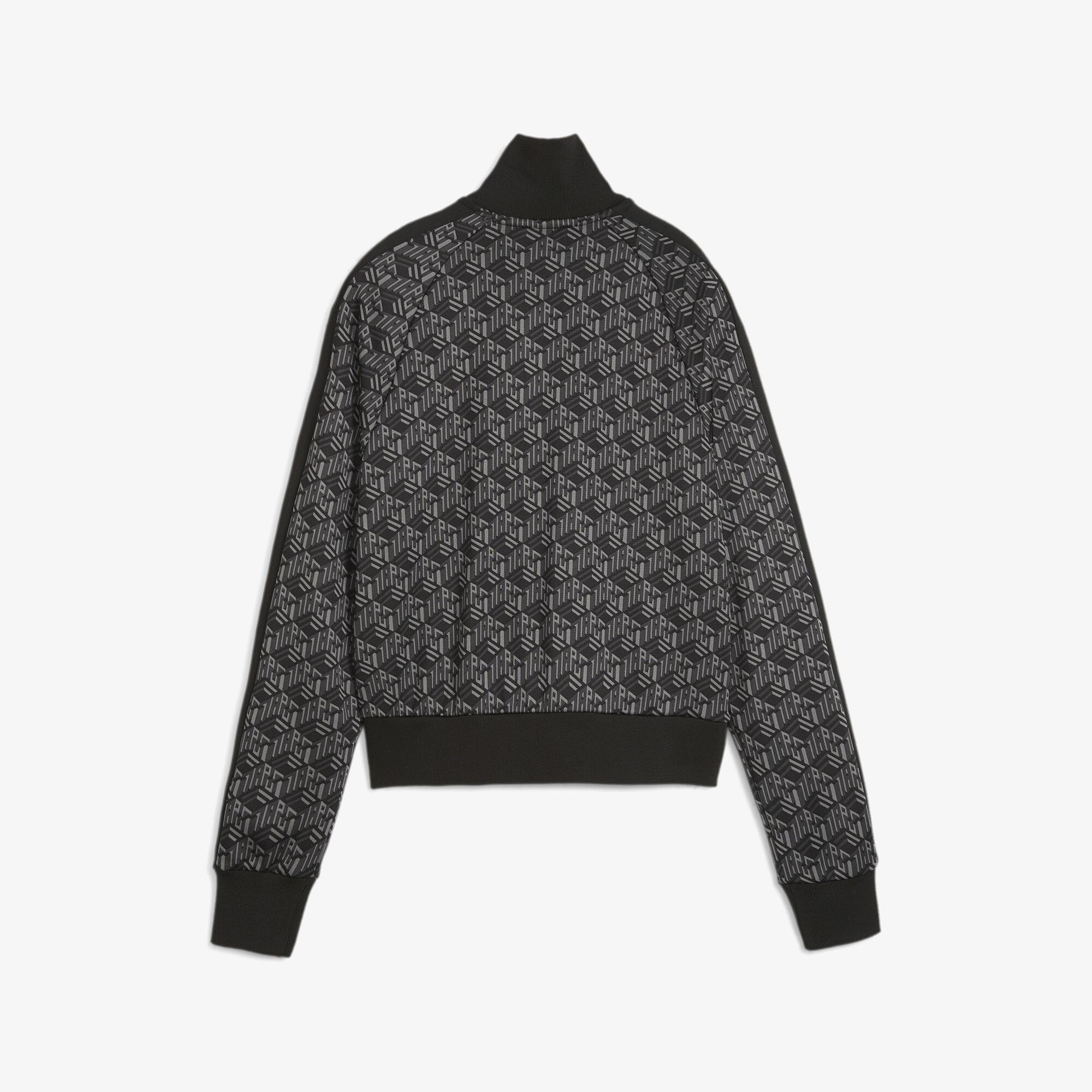 Puma T7 Aop Track Kadın Siyah Eşofman Üstü