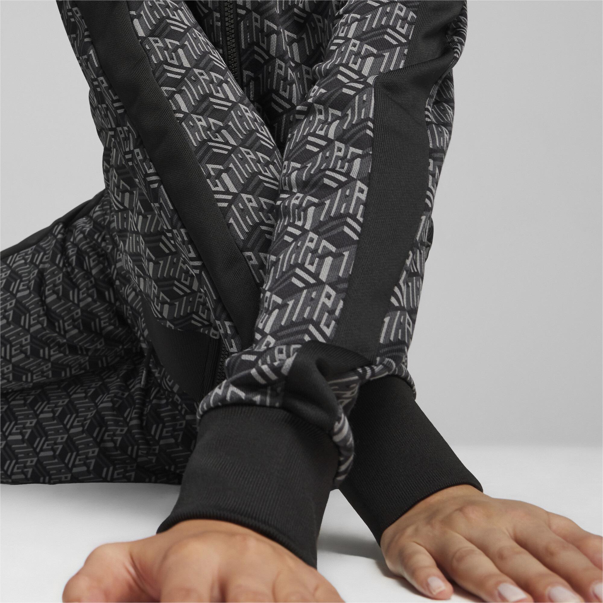 Puma T7 Aop Track Kadın Siyah Eşofman Üstü