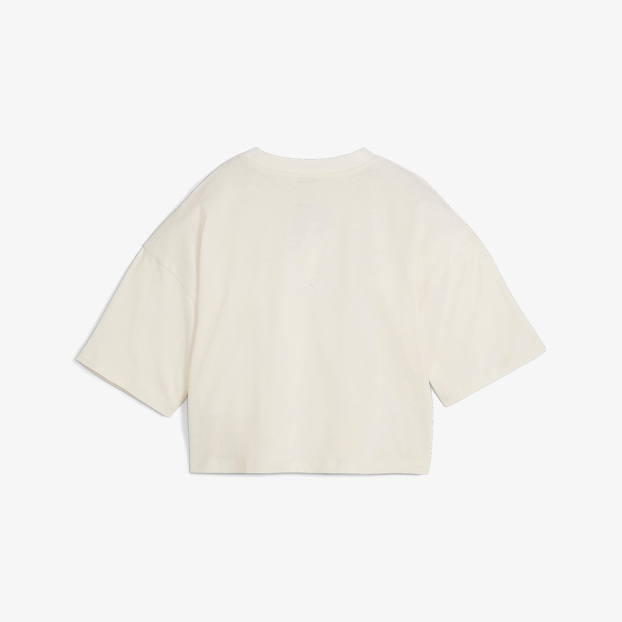 Puma Better Classics Kadın Krem T-Shirt