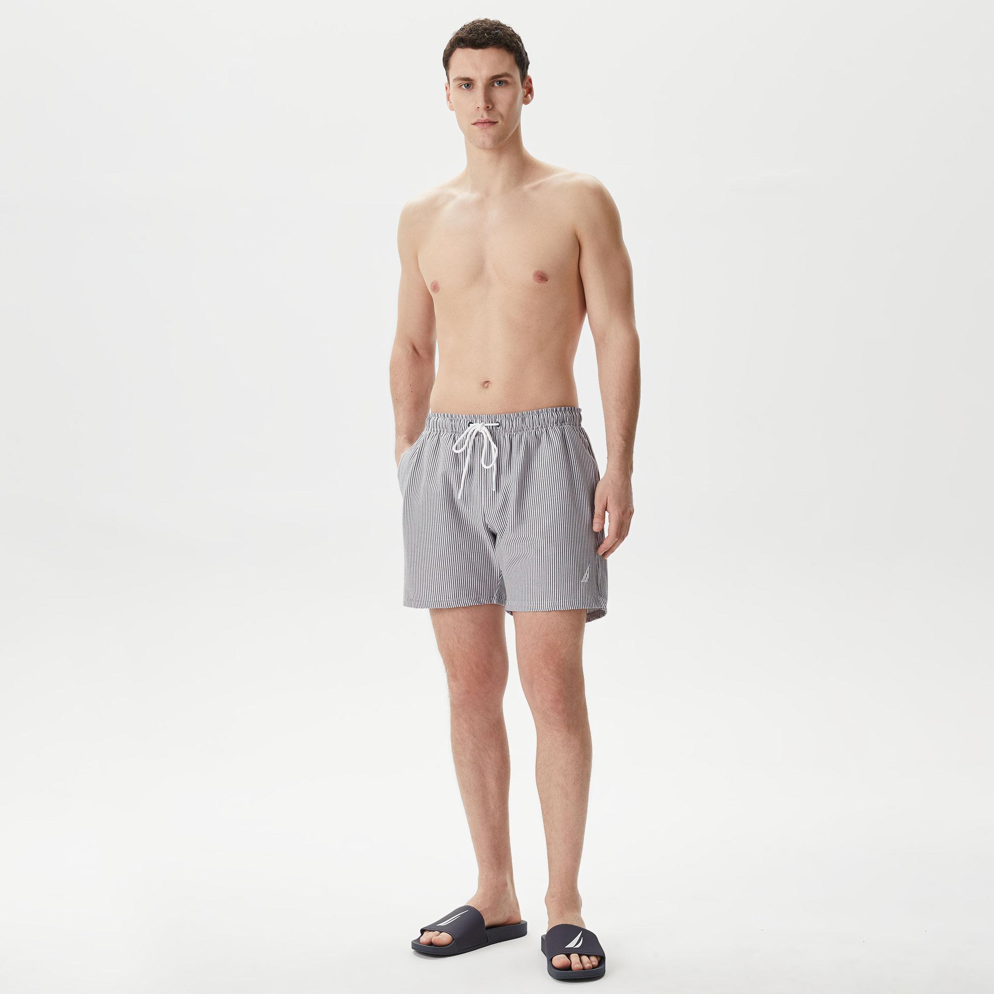 Nautica Erkek Lacivert Standart Fit Mayo Şort