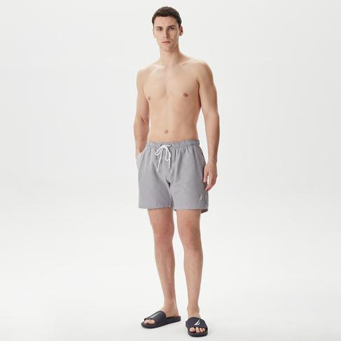  Nautica Erkek Lacivert Regular Fit Çizgili Mayo Şort