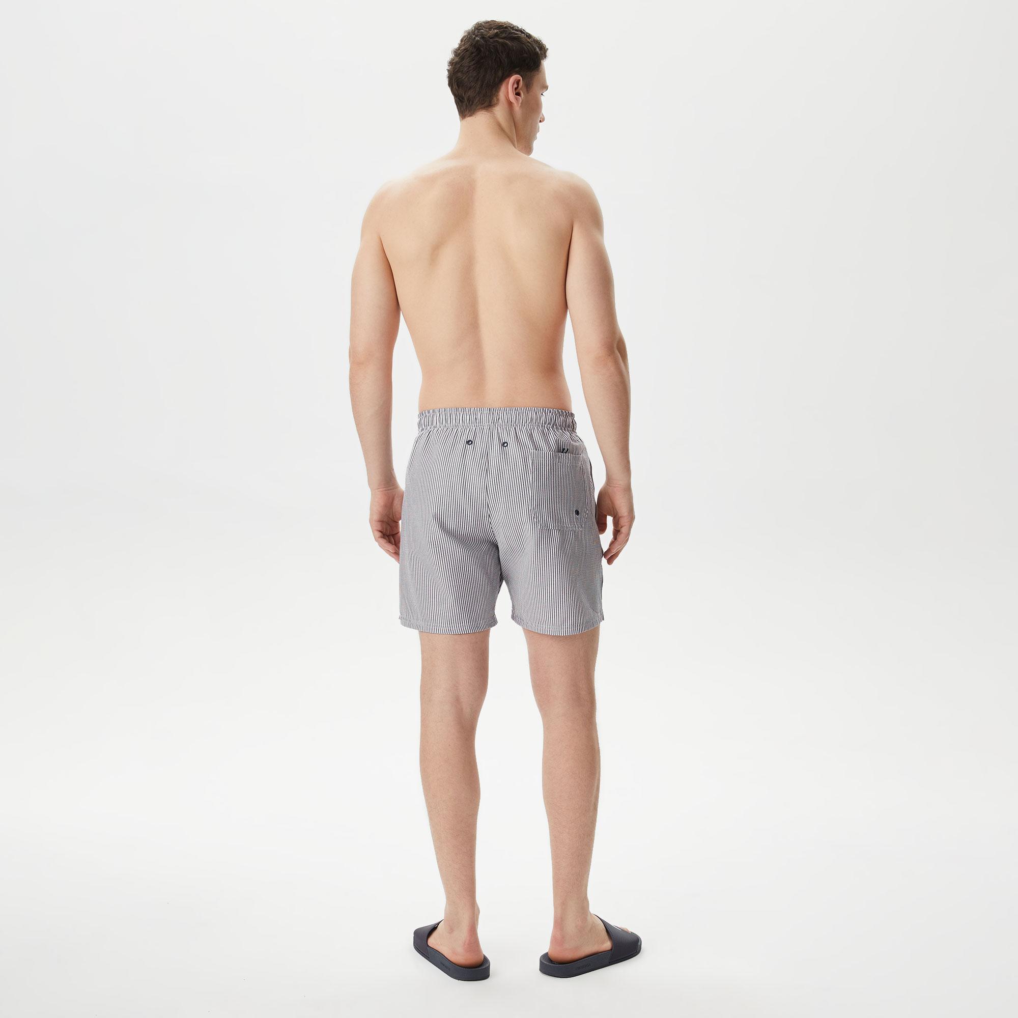 Nautica Erkek Lacivert Standart Fit Mayo Şort