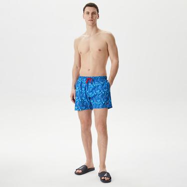  Nautica Erkek Mavi Standart Fit Mayo Şort