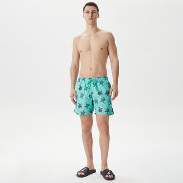  Nautica Erkek Yeşil Standart Fit Mayo Şort