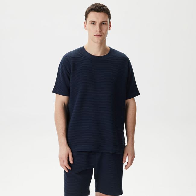  Nautica Erkek Lacivert Oversize T-Shirt