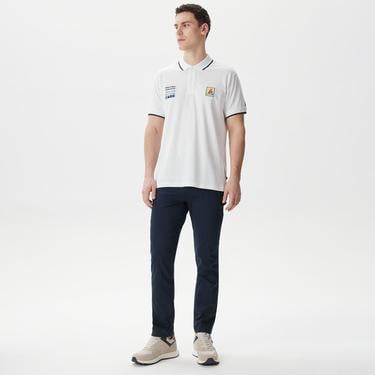  Nautica Erkek Beyaz Classic Fit Kısa Kollu Polo