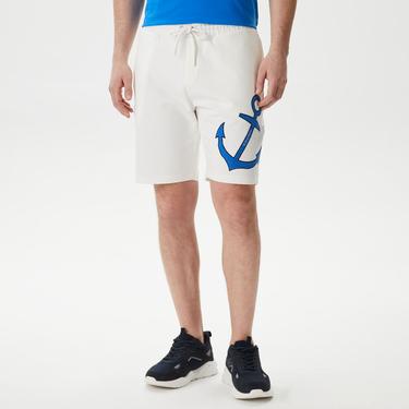  Nautica Erkek Kırık Beyaz Standart Fit Şort