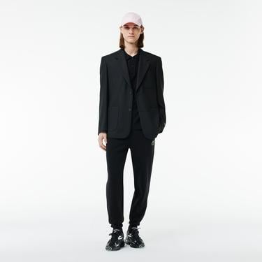  L.12.12 Unisex Loose Fit Siyah Polo