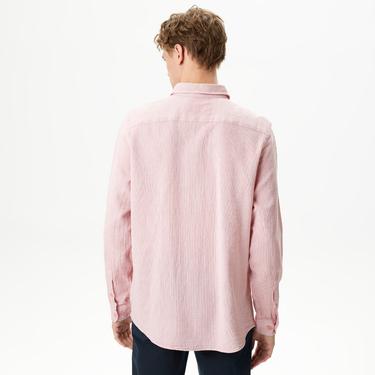  Erkek Regular Fit Pembe Gömlek