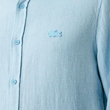  Erkek Regular Fit Mavi Gömlek