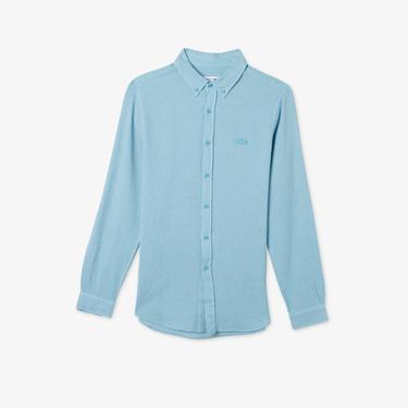  Erkek Regular Fit Mavi Gömlek