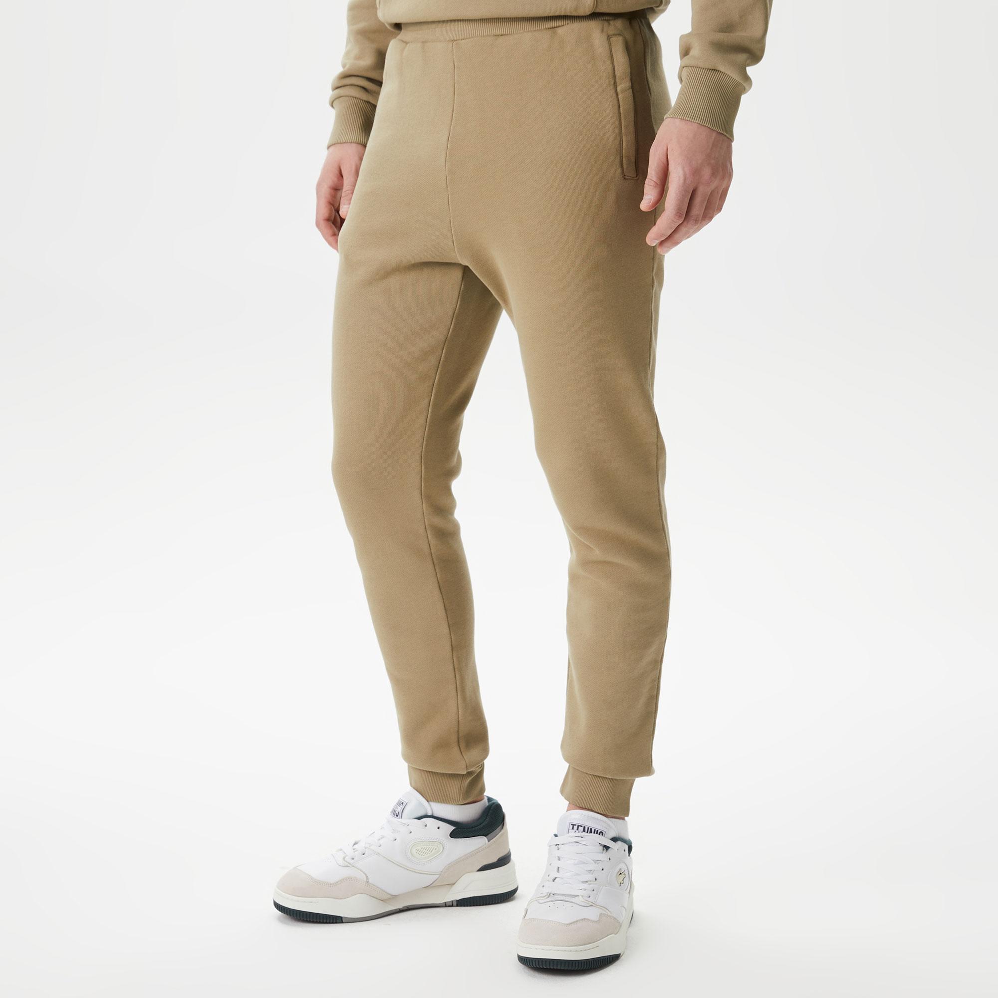 Erkek Relaxed Fit Bej Eşofman Altı