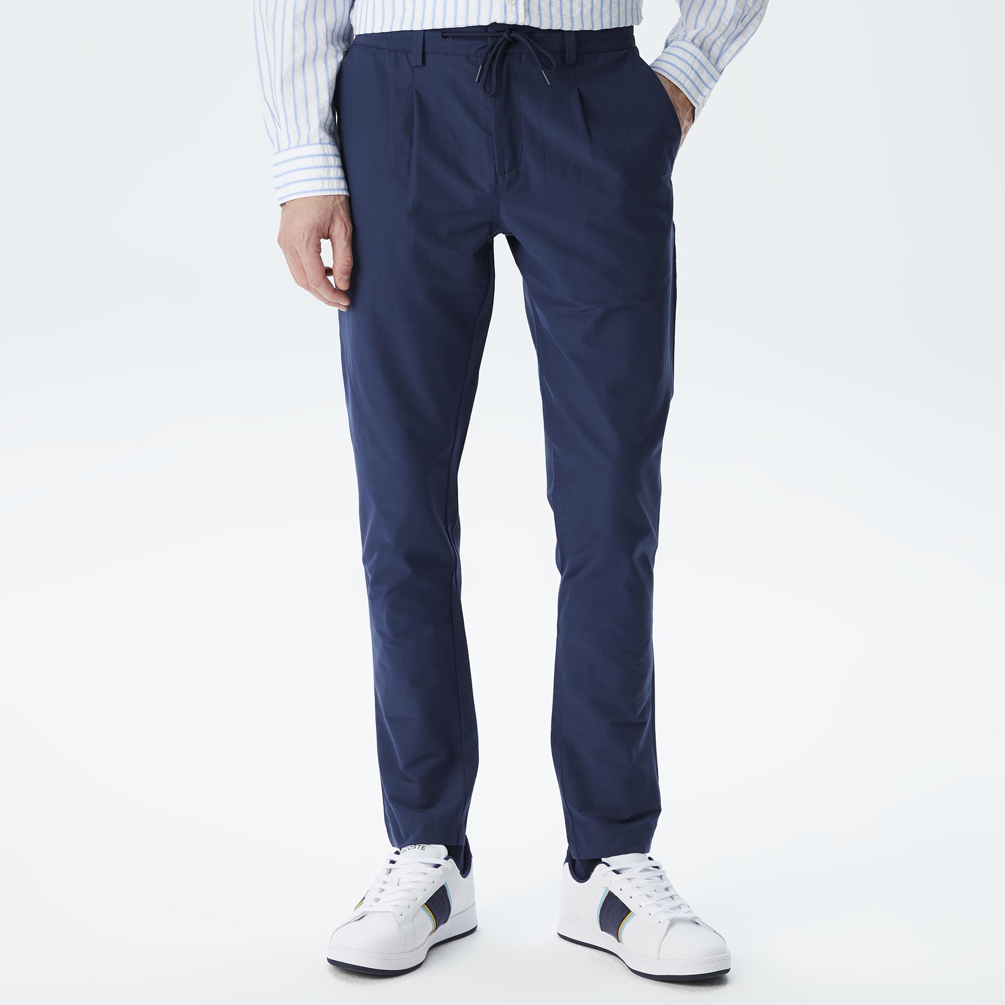 Erkek Tapered Fit Lacivert Pantolon