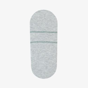  Erkek Baskılı Gri Çorap
