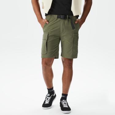  Erkek Relaxed Fit Haki Bermuda