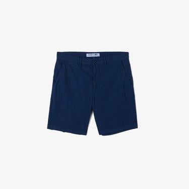  Erkek Slim Fit Lacivert Bermuda