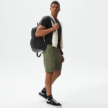  Erkek Relaxed Fit Haki Bermuda