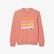 Erkek Classic Fit Bisiklet Yaka Baskılı Pembe Sweatshirt