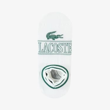  Lacoste Erkek Baskılı Beyaz Çorap