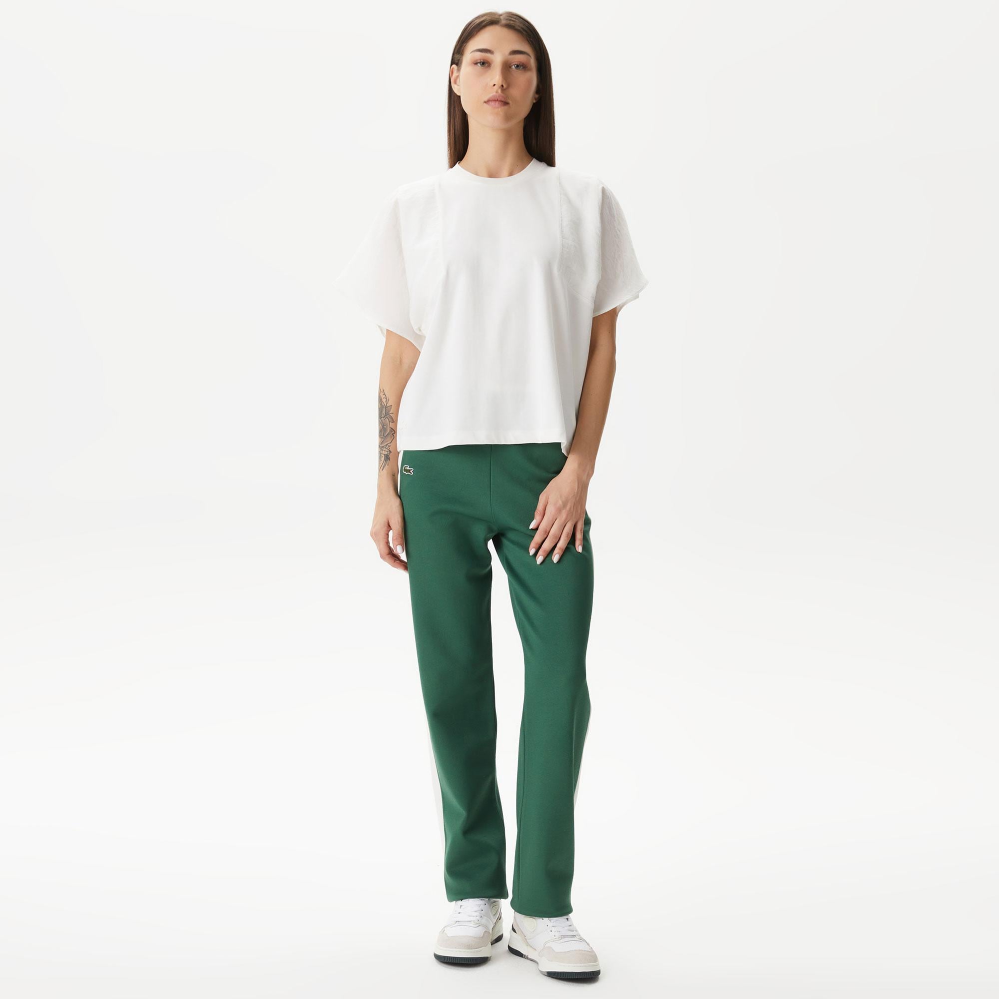 Kadın Straight Fit Yeşil Eşofman Altı