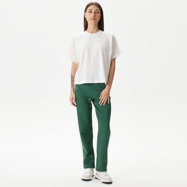  Kadın Straight Fit Yeşil Eşofman Altı