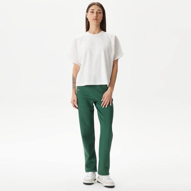  Kadın Straight Fit Yeşil Eşofman Altı