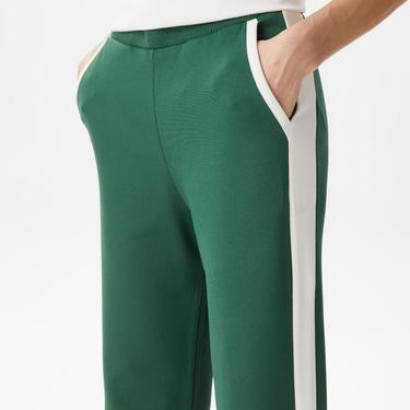  Kadın Straight Fit Yeşil Eşofman Altı