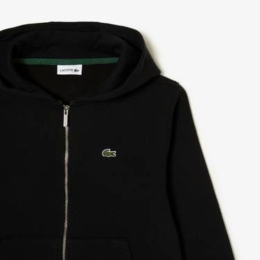  Lacoste Çocuk Kapüşonlu Siyah Sweatshirt