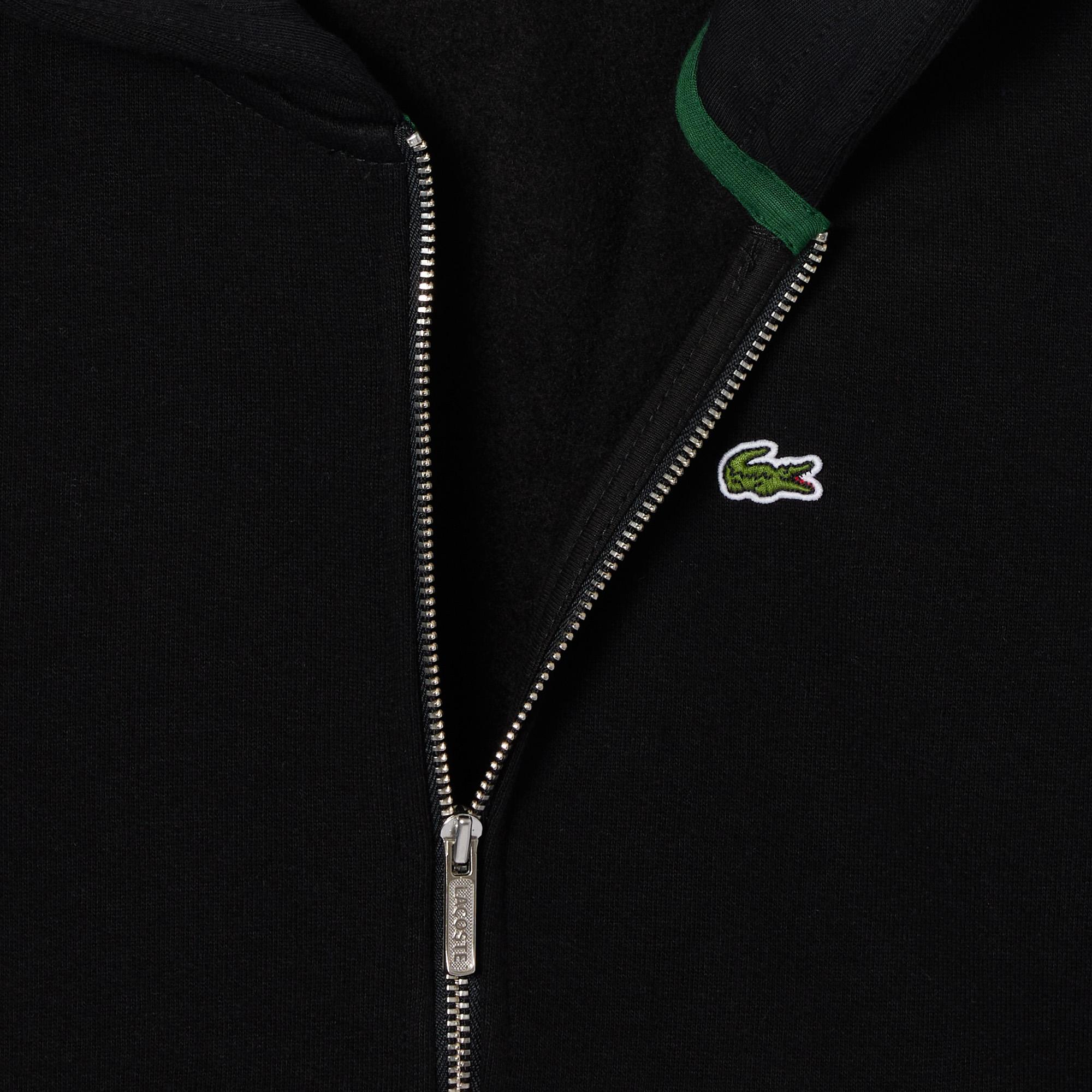 Lacoste Çocuk Kapüşonlu Siyah Sweatshirt