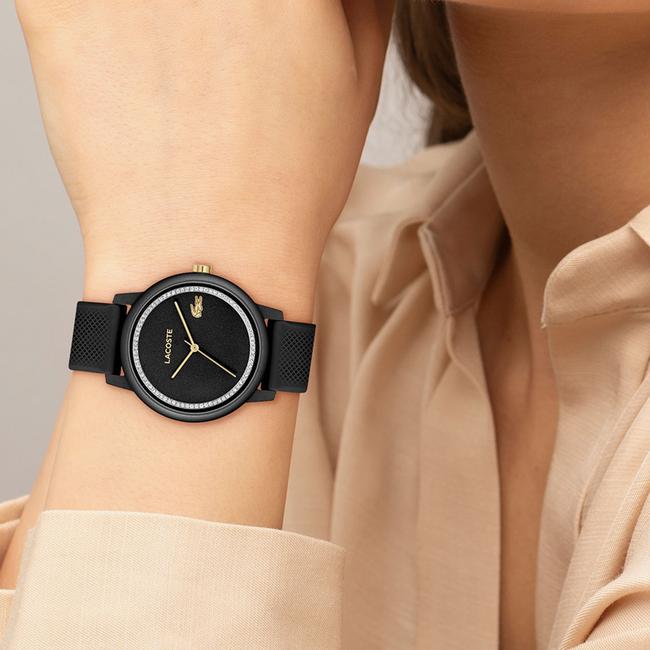  Lacoste L.12.12 Kadın Siyah Saat