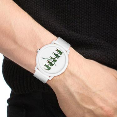  Lacoste L.12.12 Erkek Beyaz Saat