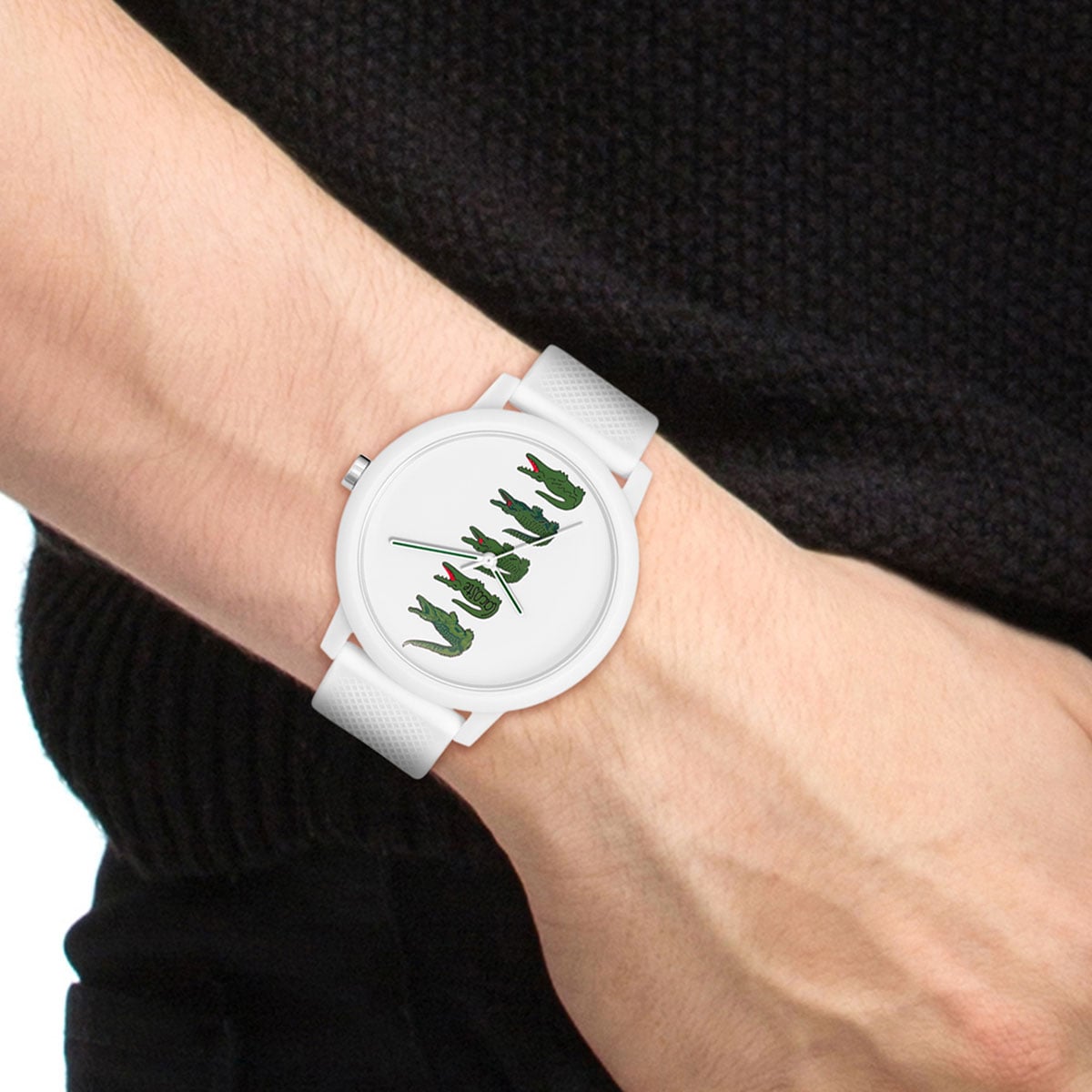  Lacoste L.12.12 Erkek Beyaz Saat