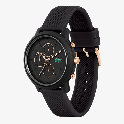  Lacoste L.12.12 Erkek Siyah Saat