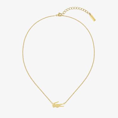  Lacoste Crocodile Kadın Sarı Kolye