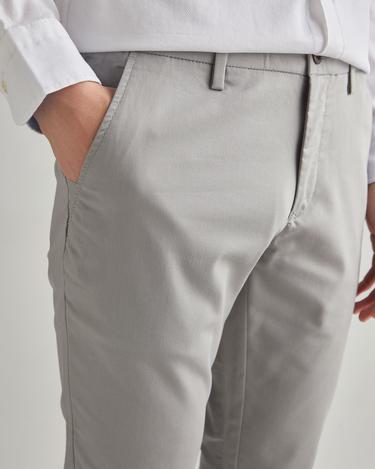  Gant Erkek Gri Slim Fit Hallden Pantolon