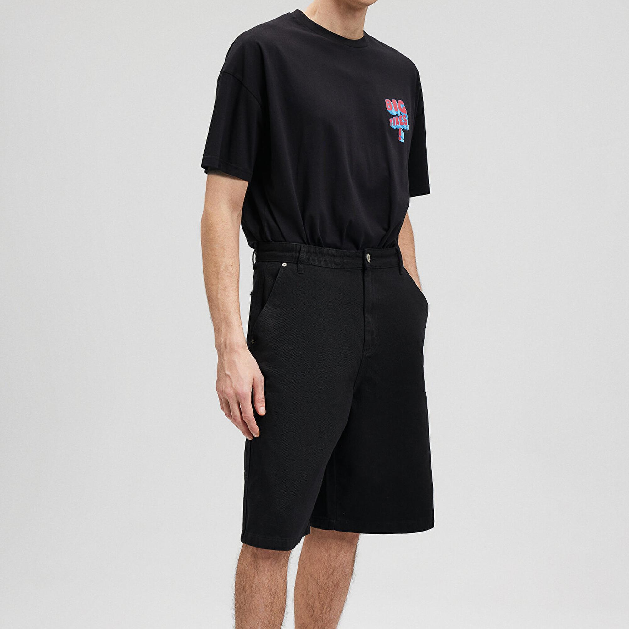 Mavi Siyah Şort 0410194-900