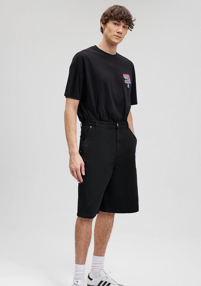  Mavi Siyah Şort 0410194-900