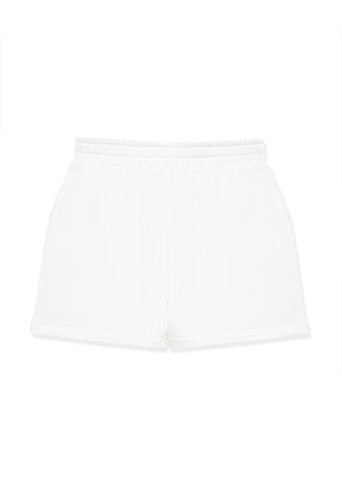  Mavi Mavi Logo Baskılı Beyaz Şort 7410002-70057